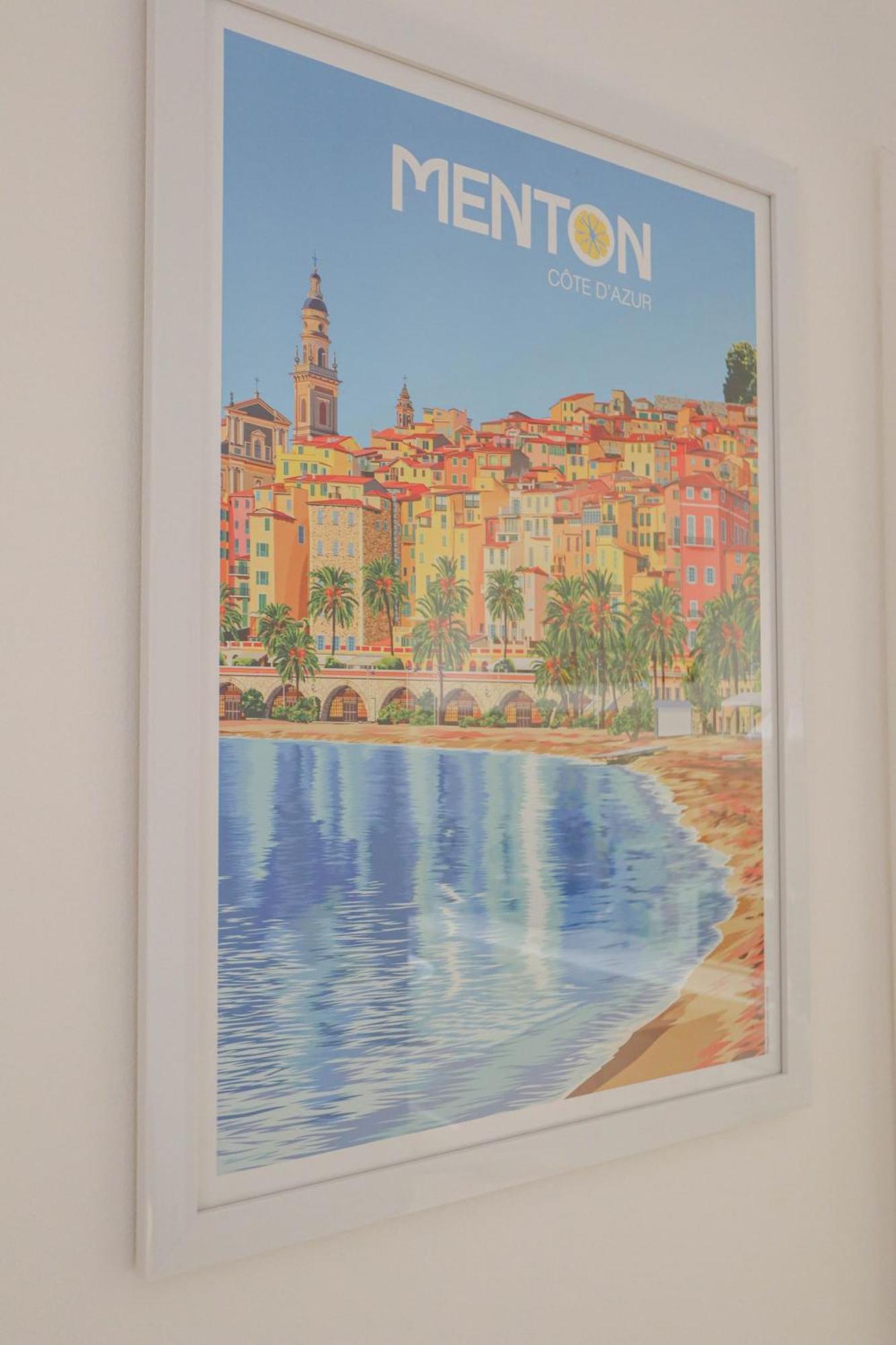 "Le Garavan Palace" Idyllique, Proche Gare Et Plage Menton Extérieur photo
